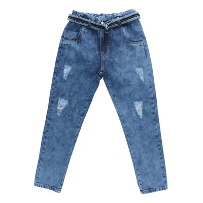 Calça Jeans Juvenil Clube Do Doce Com Cinto